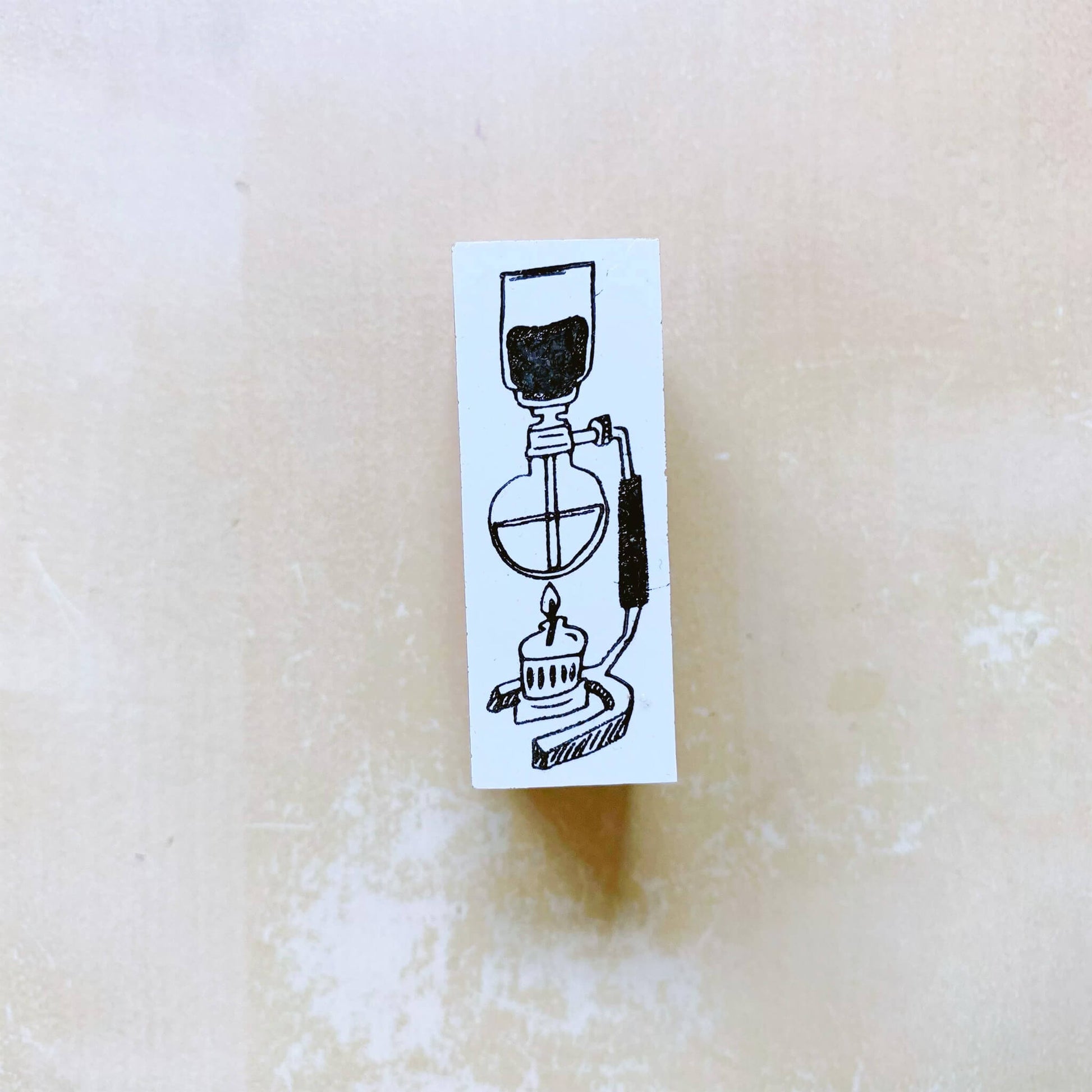 36 Sublo × Hoshino Shiho Rubber Stamps - Coffee Goods - Siphon - Rubber Stamps