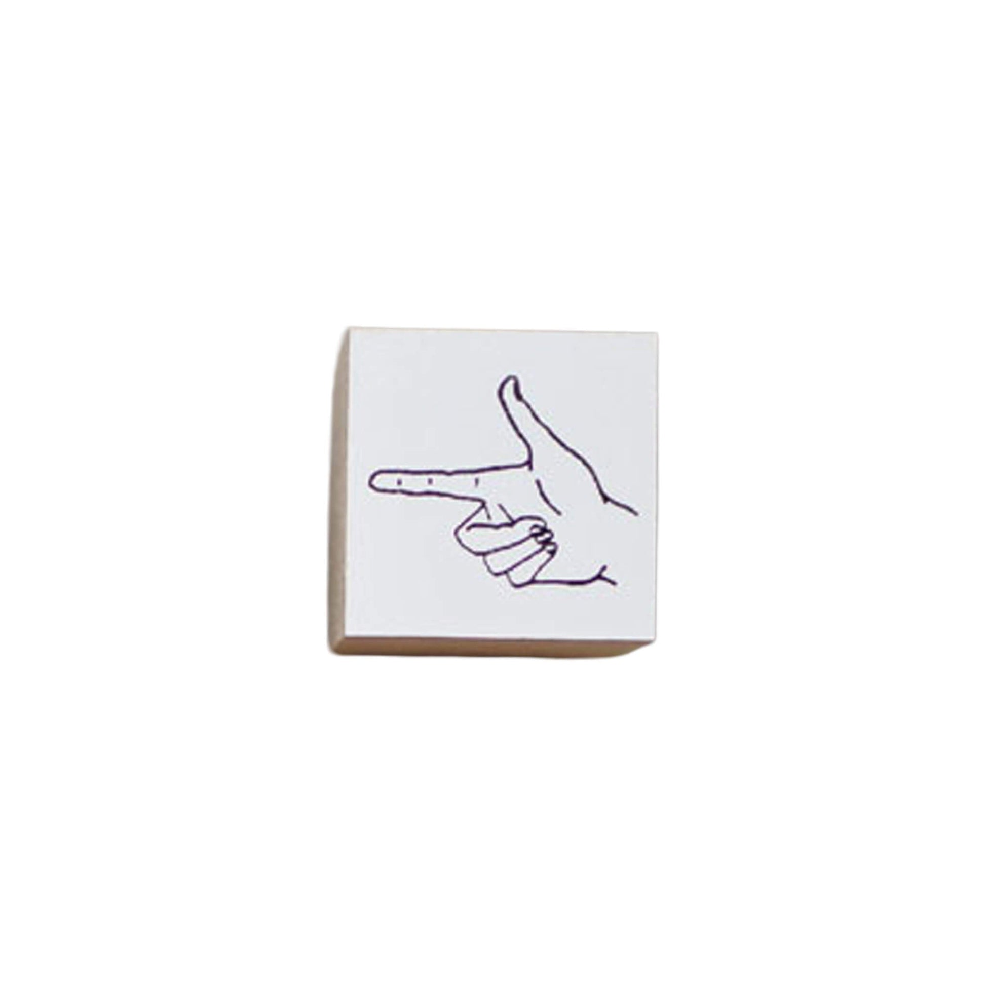 36 Sublo × Hoshino Shiho Rubber Stamps - Hand Marks - Arrow - Rubber Stamps