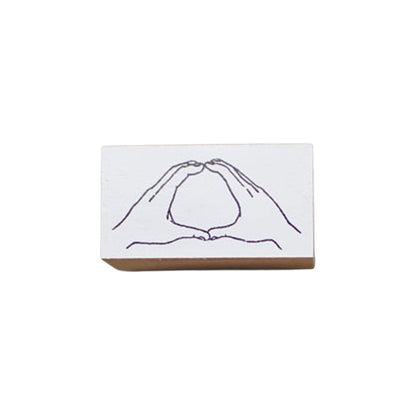 36 Sublo × Hoshino Shiho Rubber Stamps - Hand Marks - Circle - Rubber Stamps