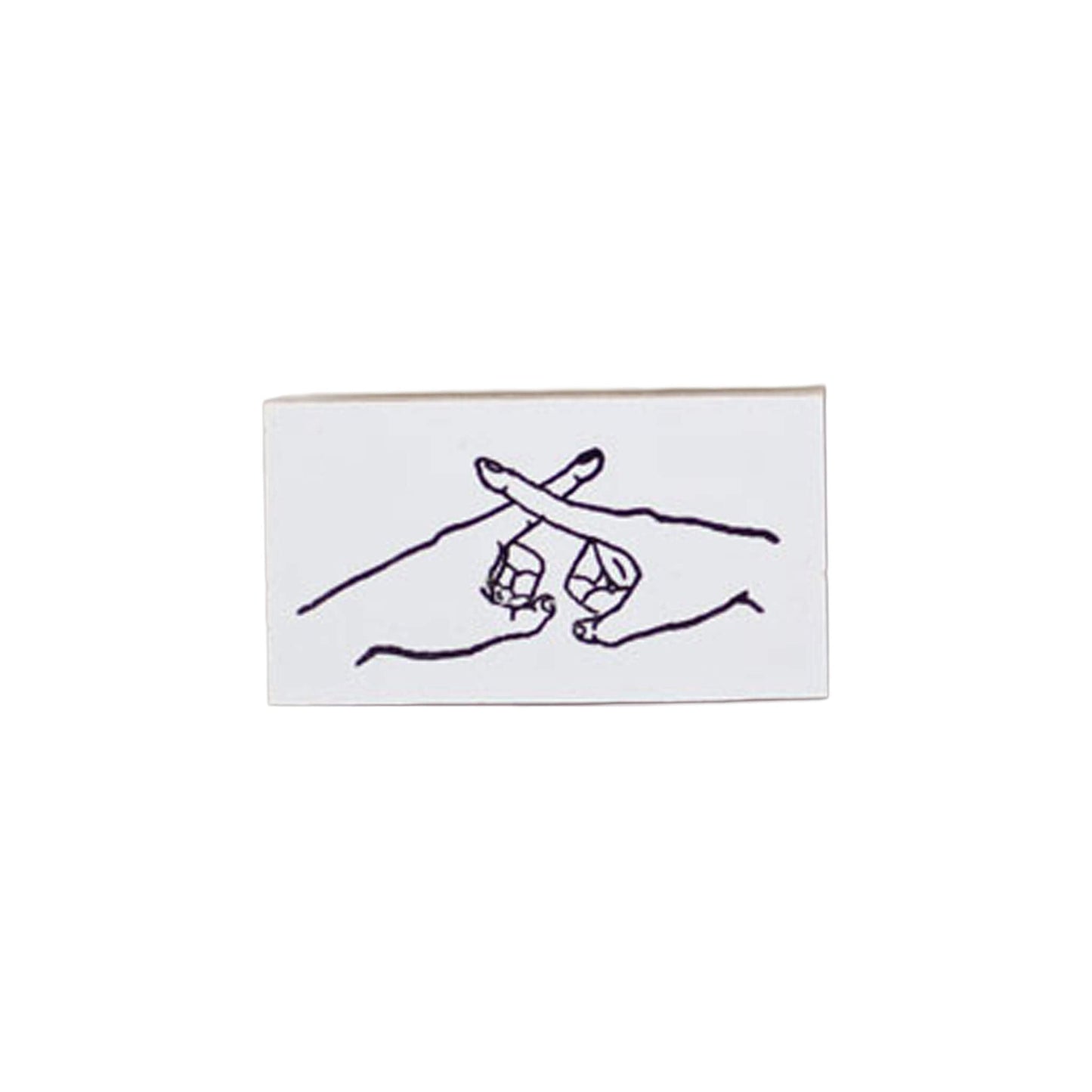 36 Sublo × Hoshino Shiho Rubber Stamps - Hand Marks - Cross - Rubber Stamps