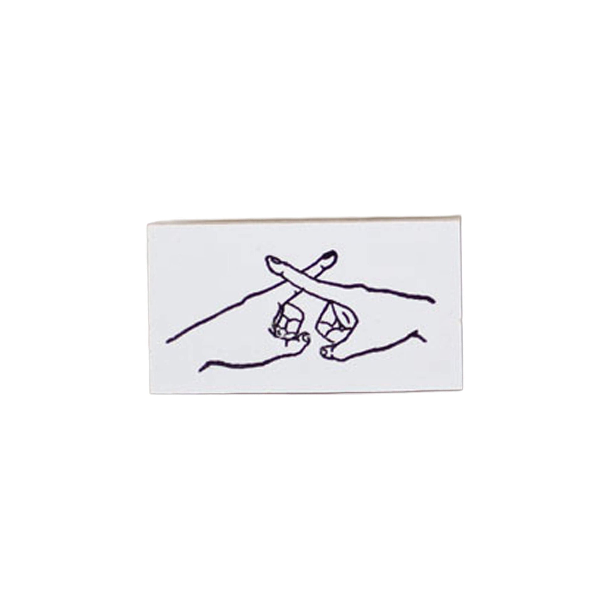 36 Sublo × Hoshino Shiho Rubber Stamps - Hand Marks - Cross - Rubber Stamps