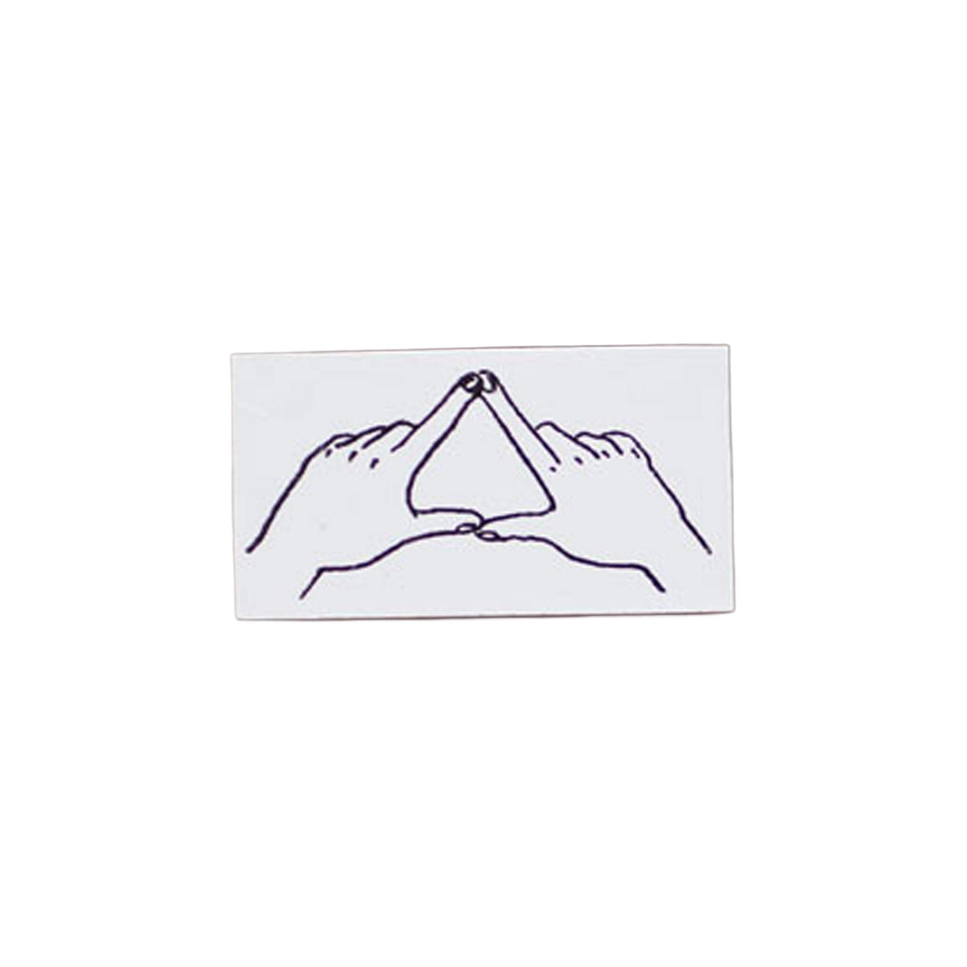 36 Sublo × Hoshino Shiho Rubber Stamps - Hand Marks - Triangle - Rubber Stamps
