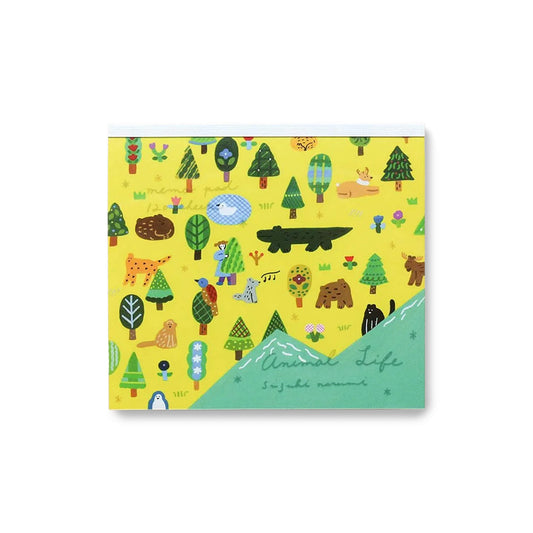 Cozyca Block Memo Pad - Animal Life