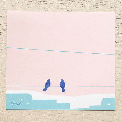 Cozyca Block Memo Pad - Bird