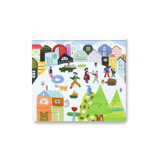 Cozyca Block Memo Pad - City Life
