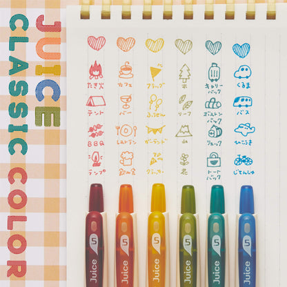 Pilot Juice Gel Pen Classic Color 0.5mm