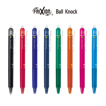 Pilot FriXion Ball Knock Erasable Gel Pen 0.5mm [Raderbar gelpenna]