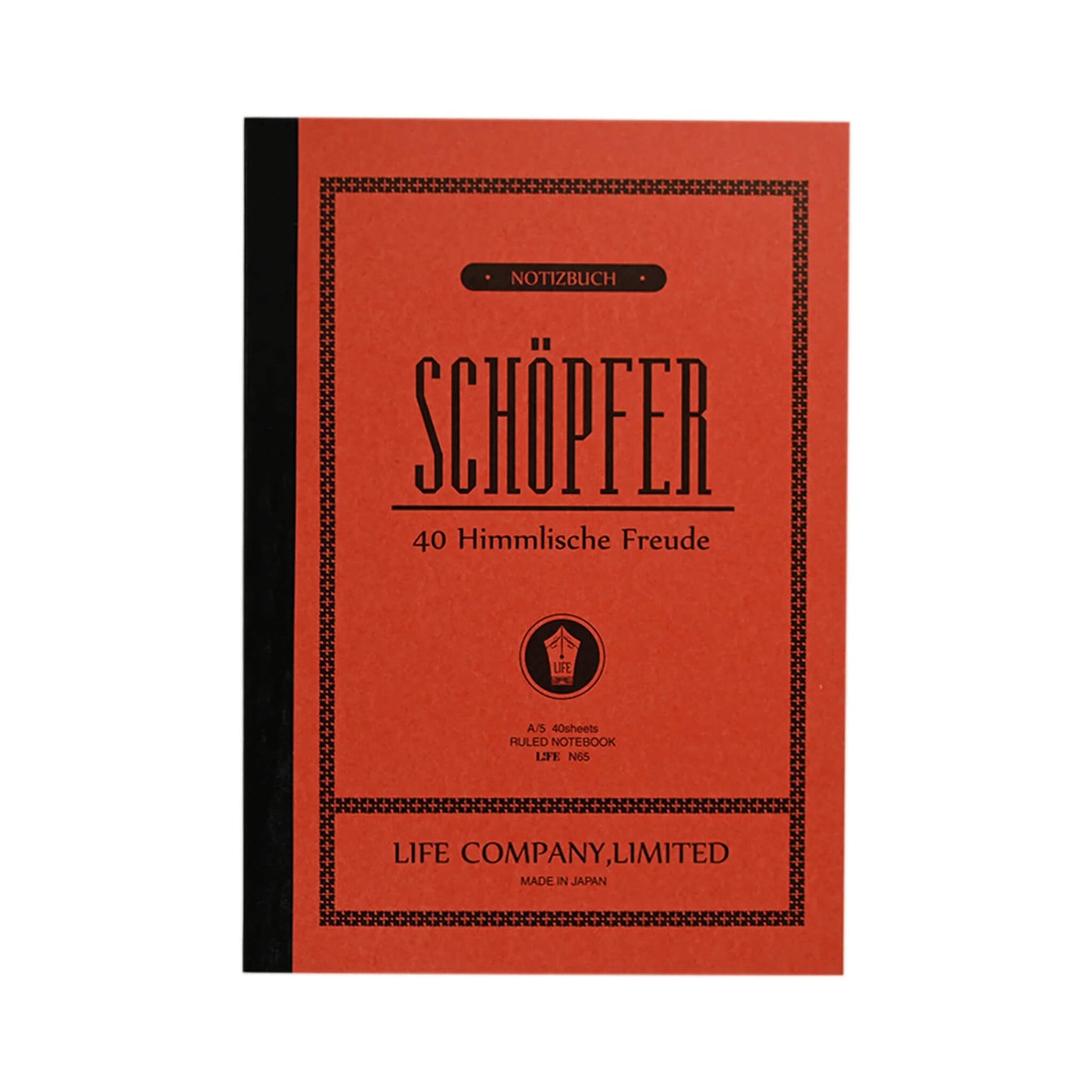 Life Schöpfer Notebook A5 - Ruled
