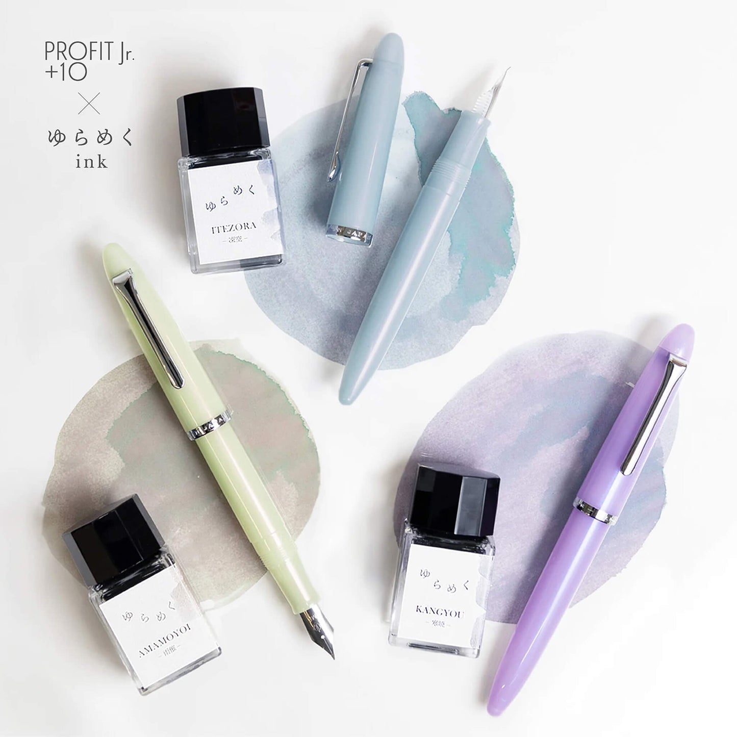 SAILOR Profit Jr.+10 Fountain Pen × Yurameku Ink Set - AMAMOYOI