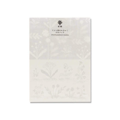 Mizushima × ATELIER.encle d'encle Perforated Memo Pad - Hana