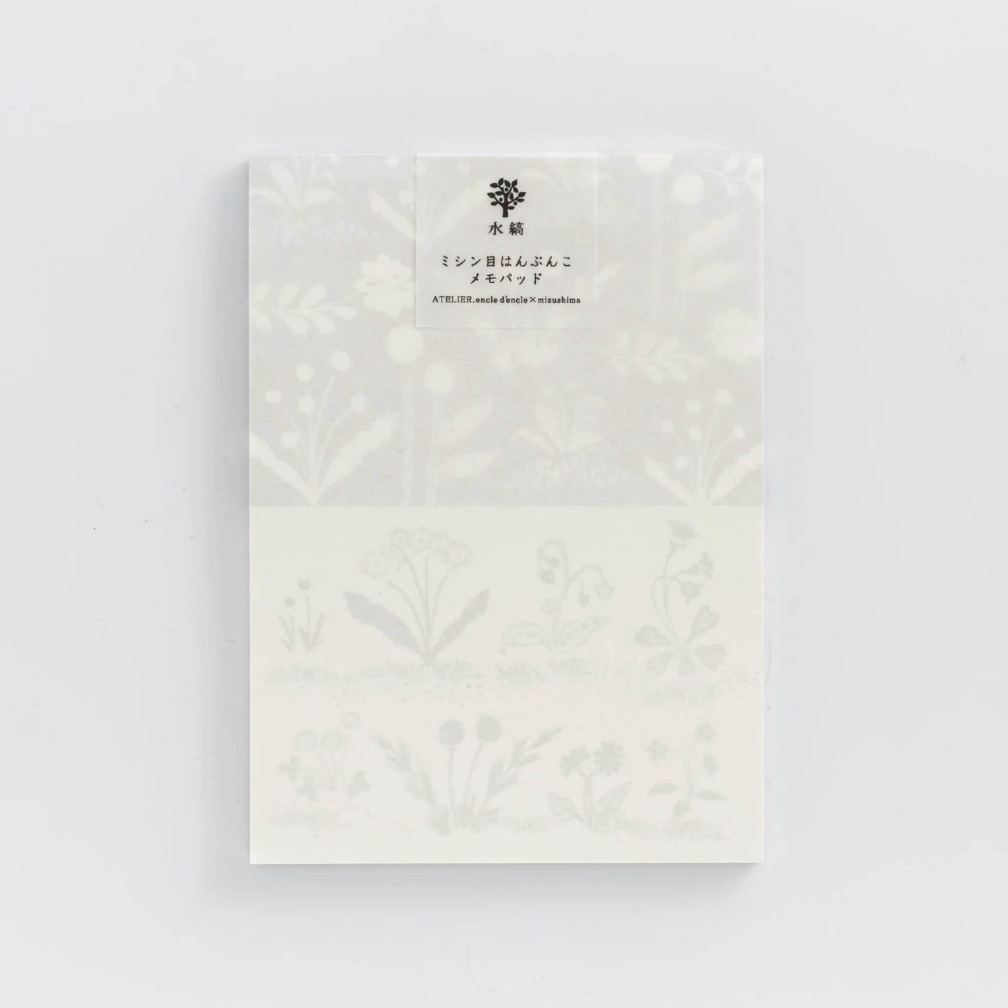 Mizushima × ATELIER.encle d'encle Perforated Memo Pad - Hana