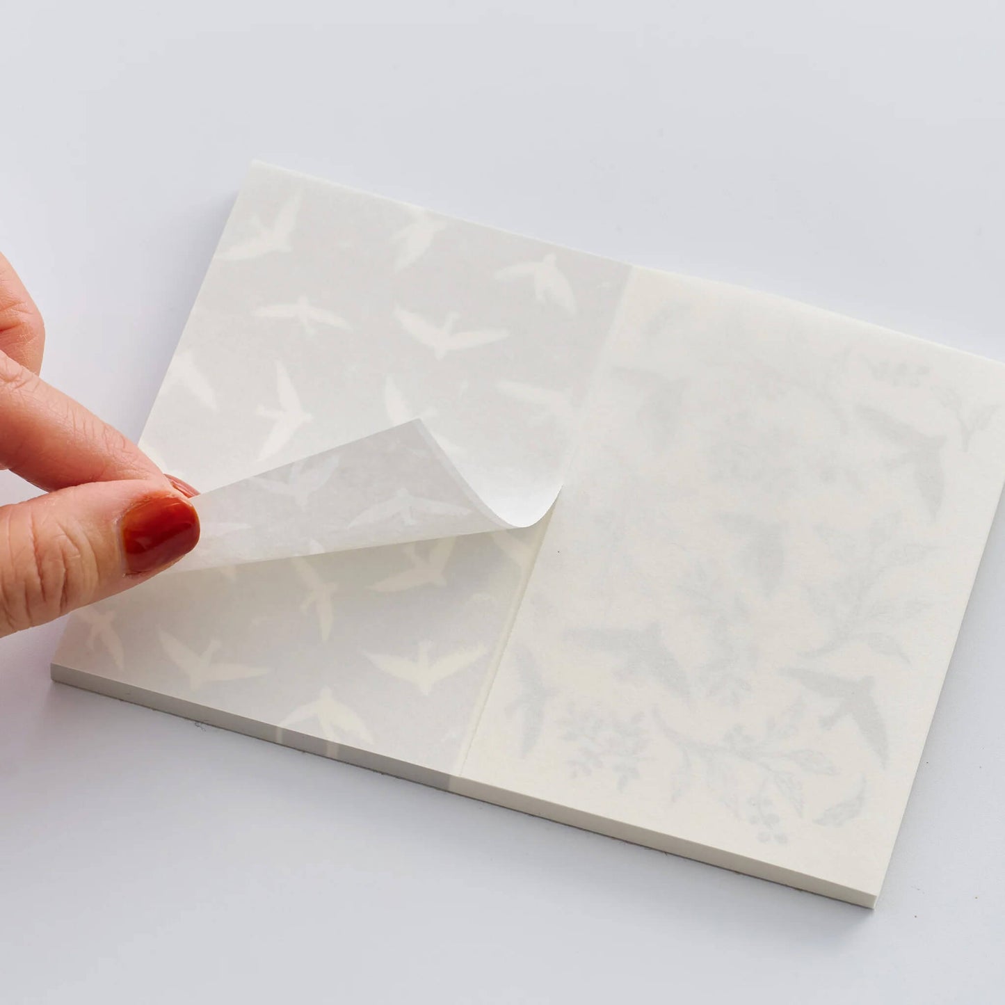 Mizushima × ATELIER.encle d'encle Perforated Memo Pad - Tori