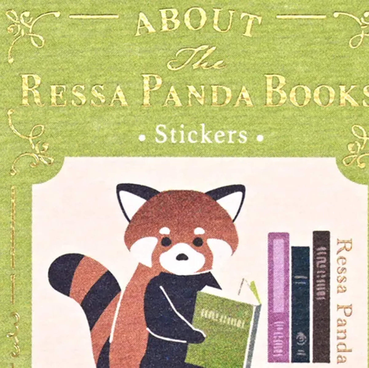 NB Nuku RESSA Flake Stickers - About the Ressa Panda Books [Flak-klistermärke]