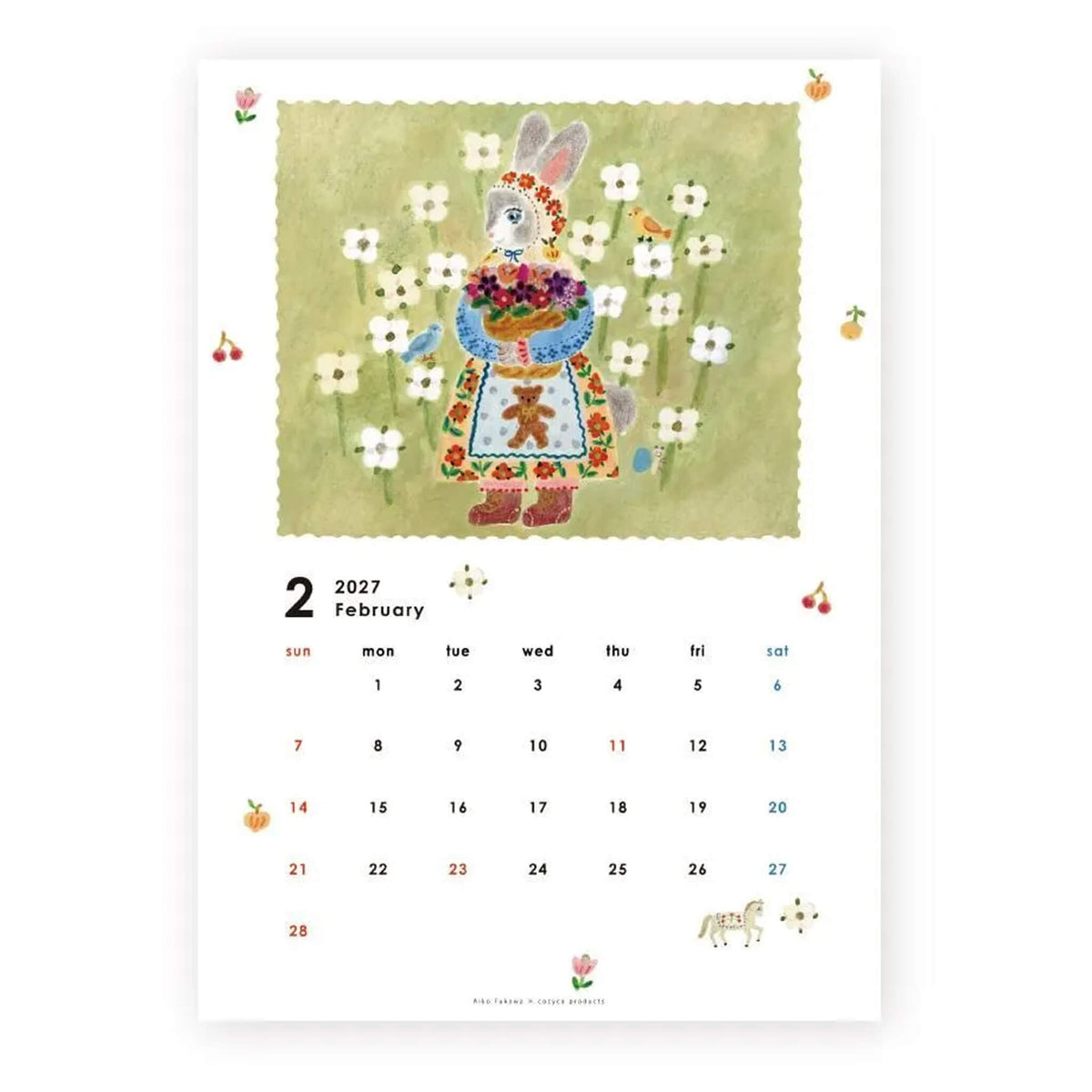 Cozyca 2027 Calendar - Aiko Fukawa