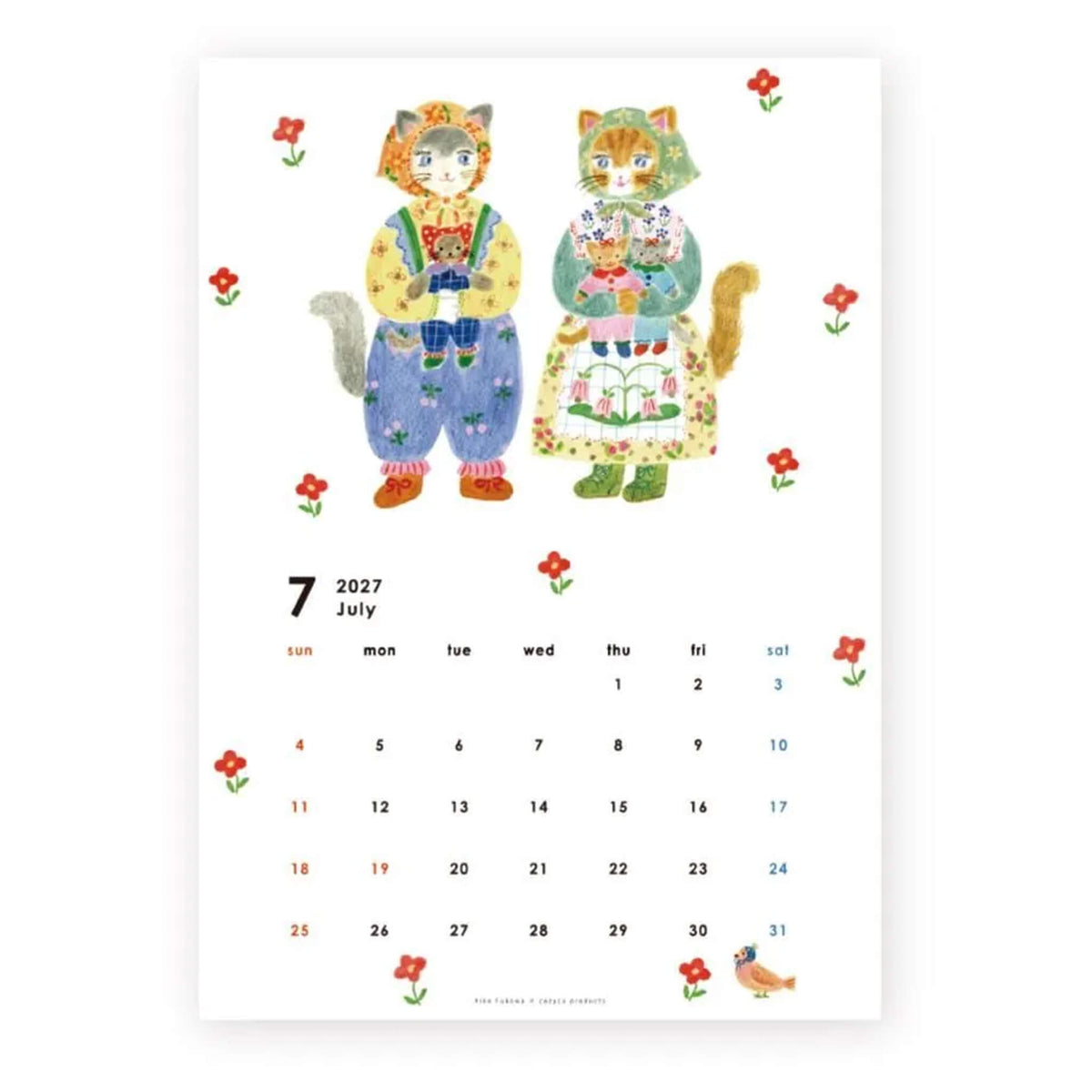 Cozyca 2027 Calendar - Aiko Fukawa