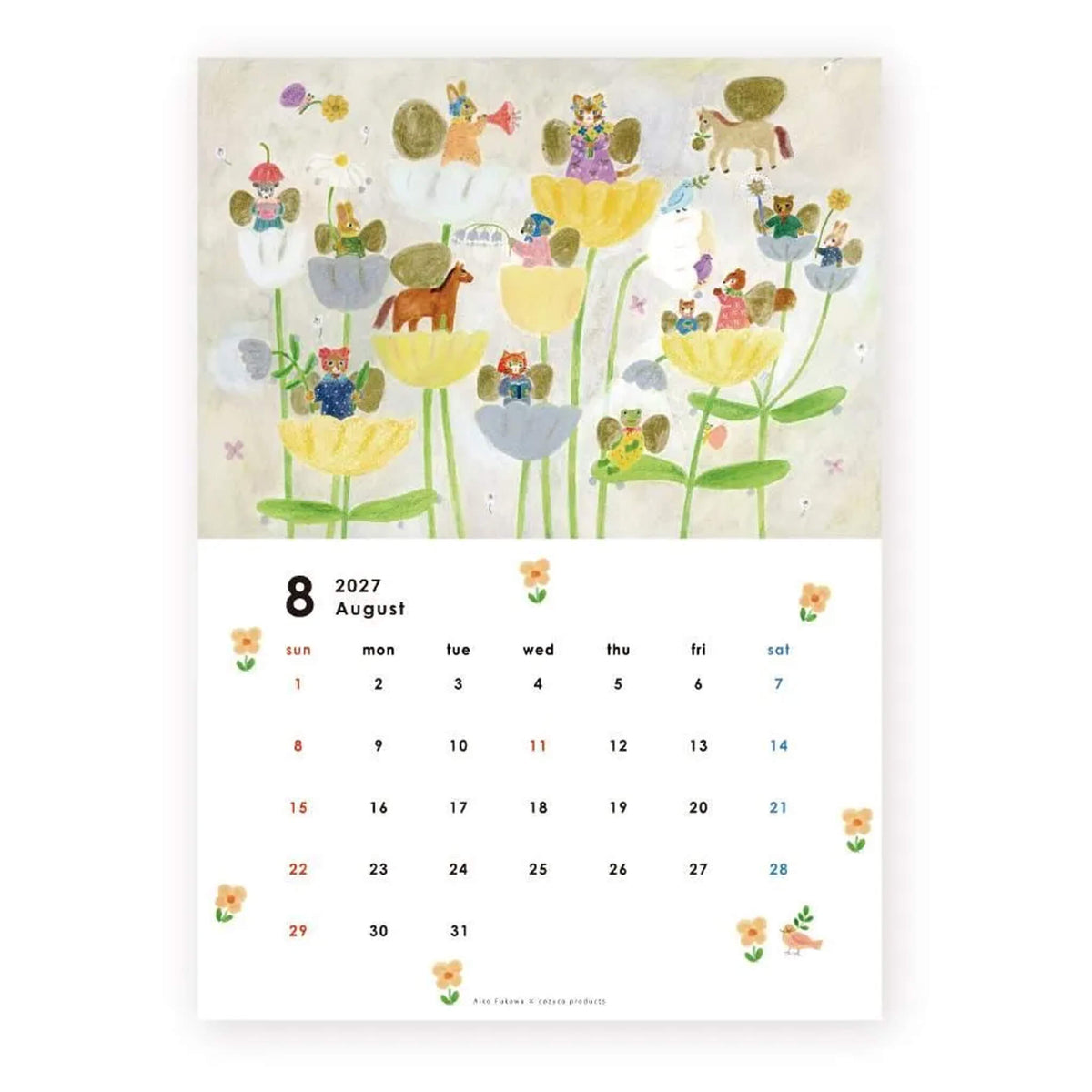 Cozyca 2027 Calendar - Aiko Fukawa