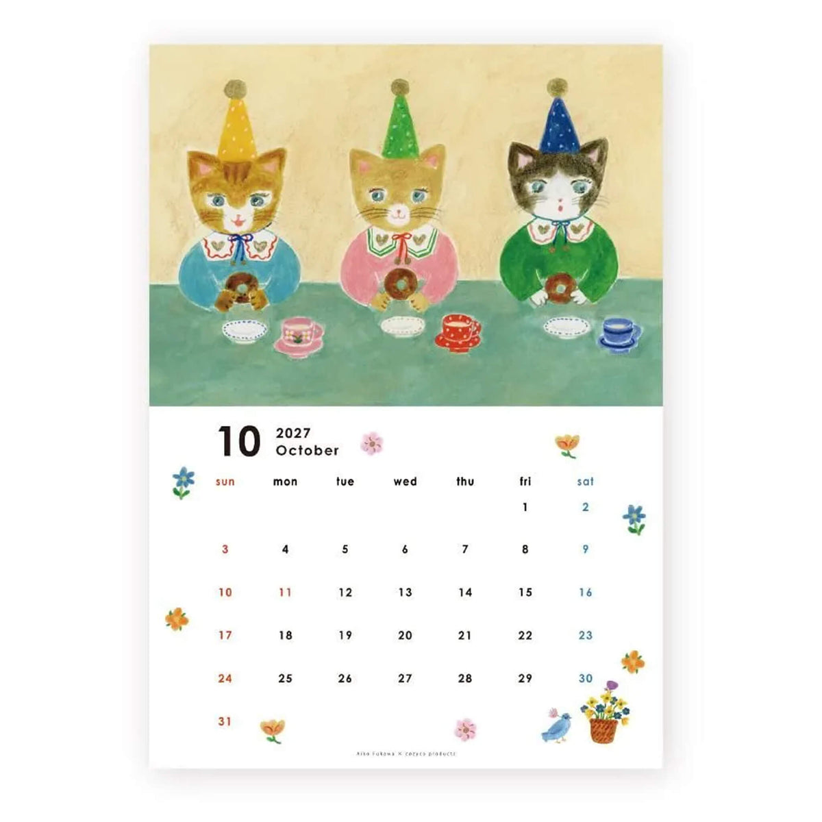 Cozyca 2027 Calendar - Aiko Fukawa