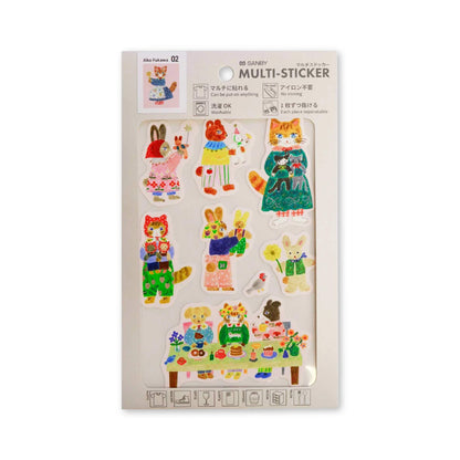 SANBY × Aiko Fukawa Multi-Sticker - Hug Time [Klistermärken för olika ytor]