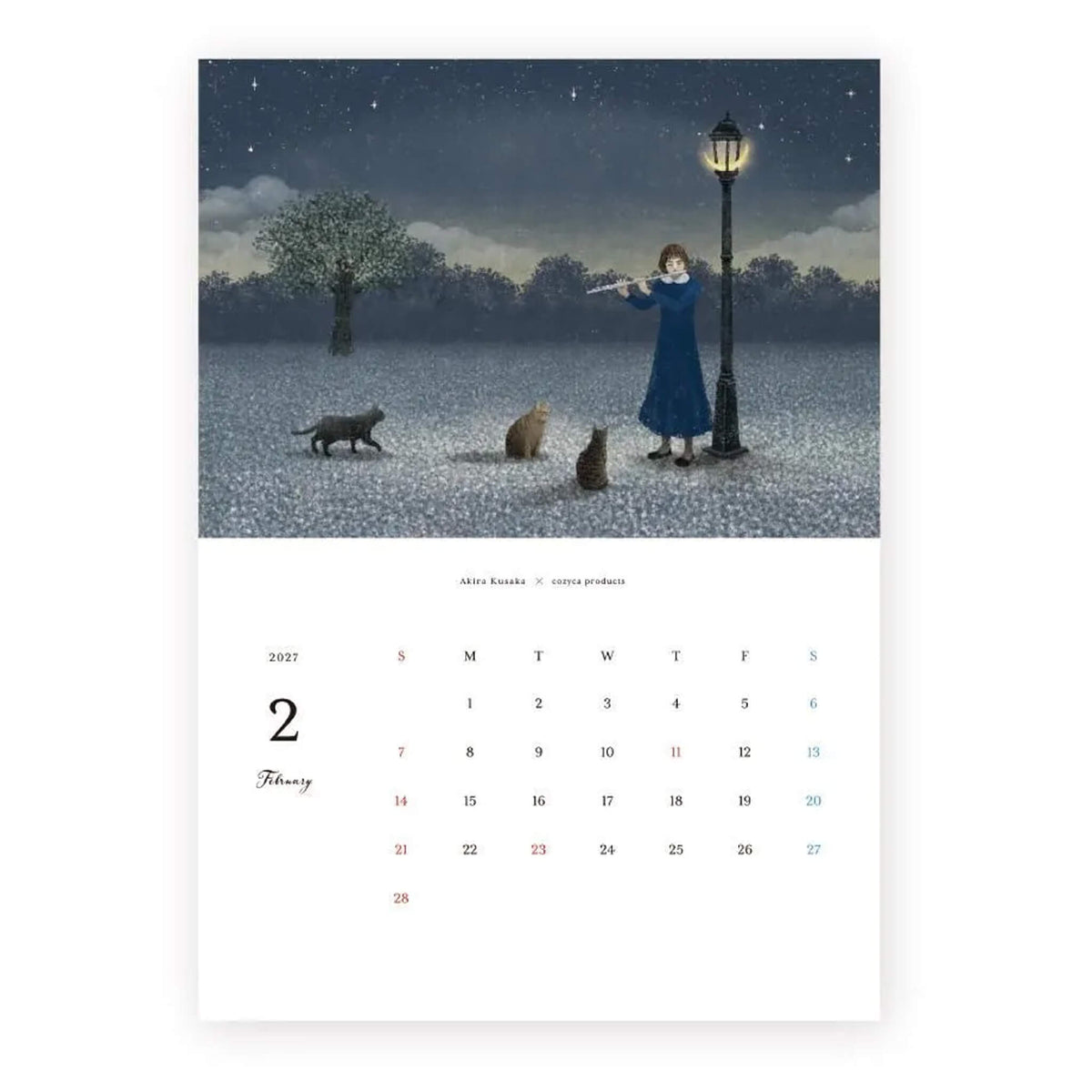 Cozyca 2027 Calendar - Akira Kusaka