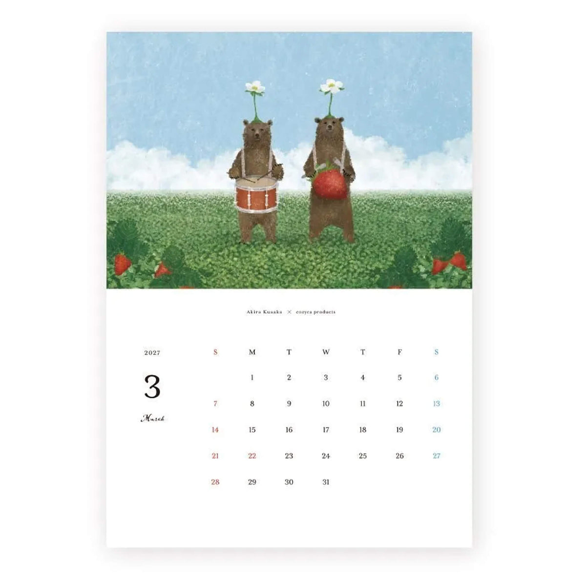 Cozyca 2027 Calendar - Akira Kusaka