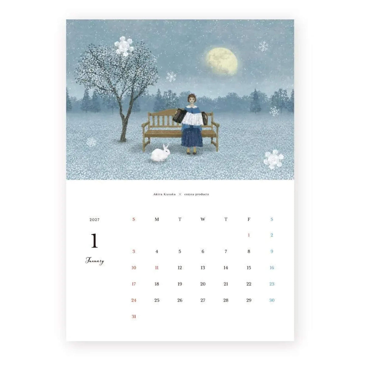 Cozyca 2027 Calendar - Akira Kusaka