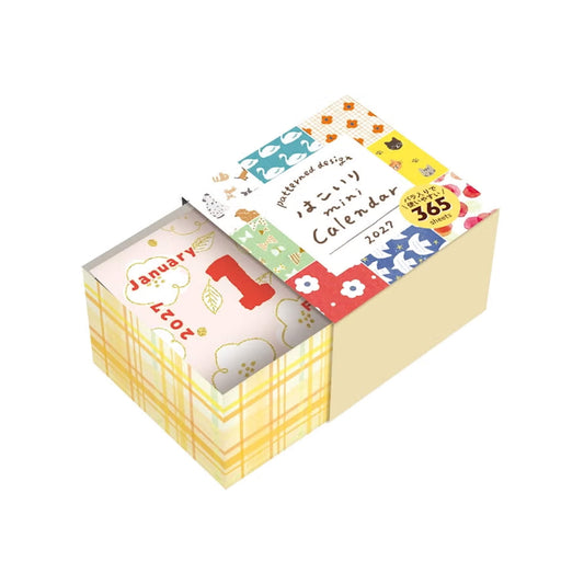 Furukawa Shiko 2027 Boxed Mini Calendar - All-over Pattern