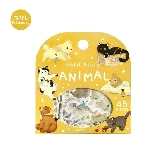BGM Foil Flake Sticker Petit Story - Animal