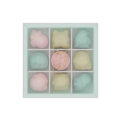 Sun-Star Wasanpon 9-Piece Stamp Set - Animal Motifs