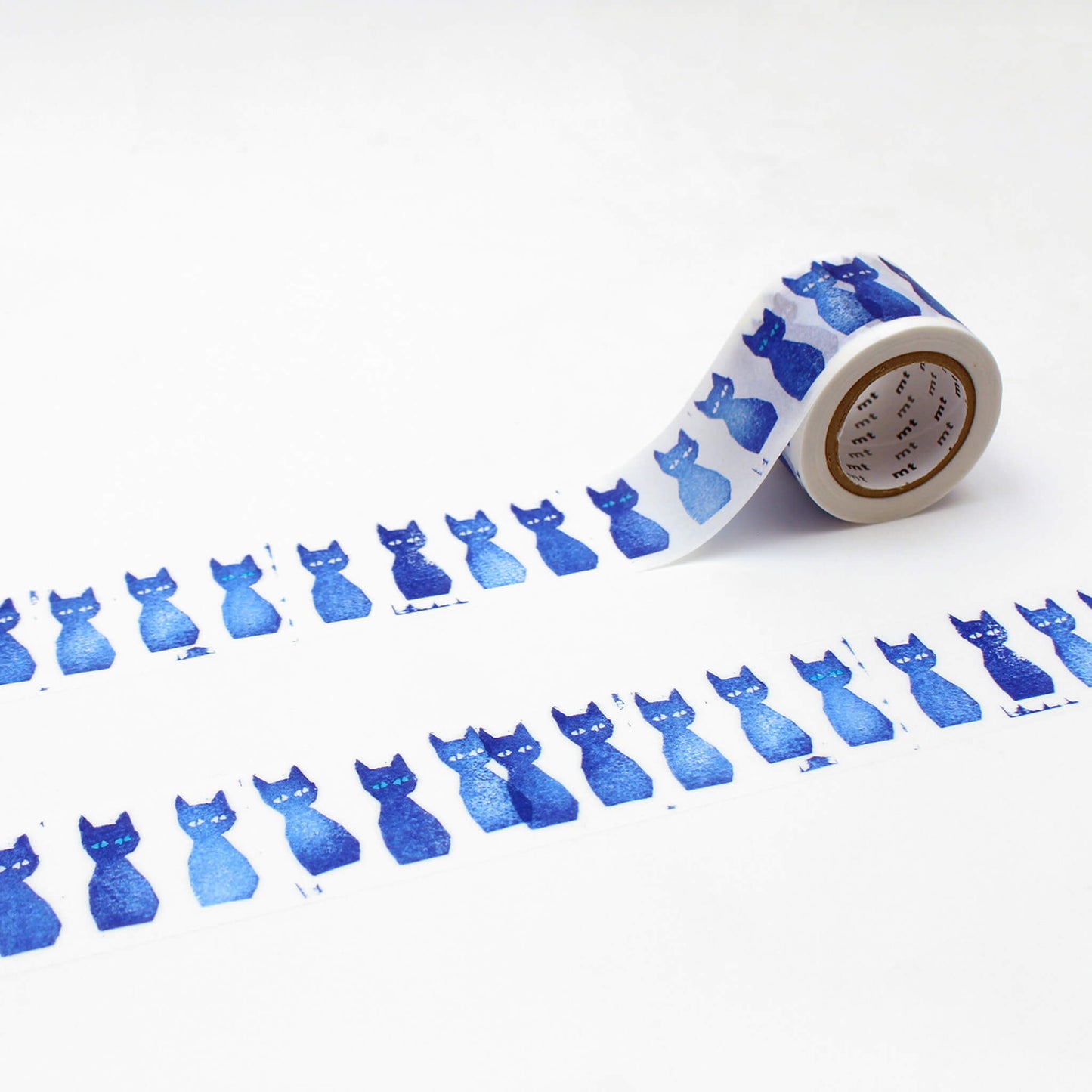 mt × minä perhonen Washi Tape - Ao Neko [35mm] [Washi Tejp]
