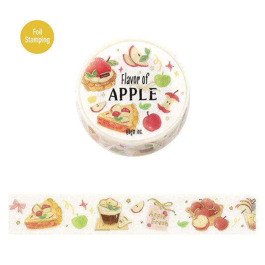 BGM Foil Washi Tape Tokimeki Flavors - Apple