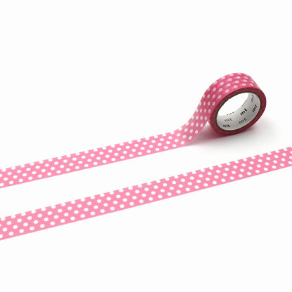 mt deco Washi Tape - Dot - Aurora Pink [15mm] [Washi Tejp]
