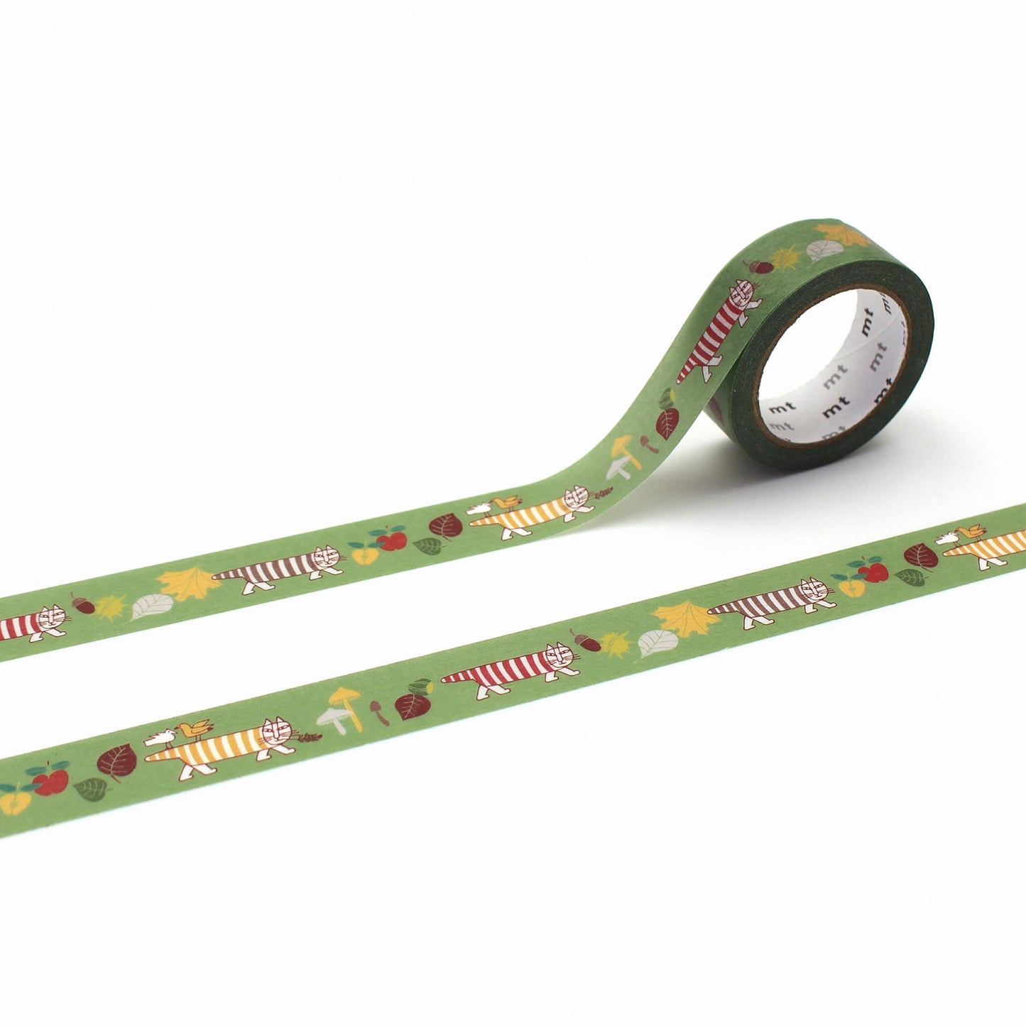 mt × Lisa Larson Washi Tape - Autumn Mikey [15mm] [Washi Tejp]