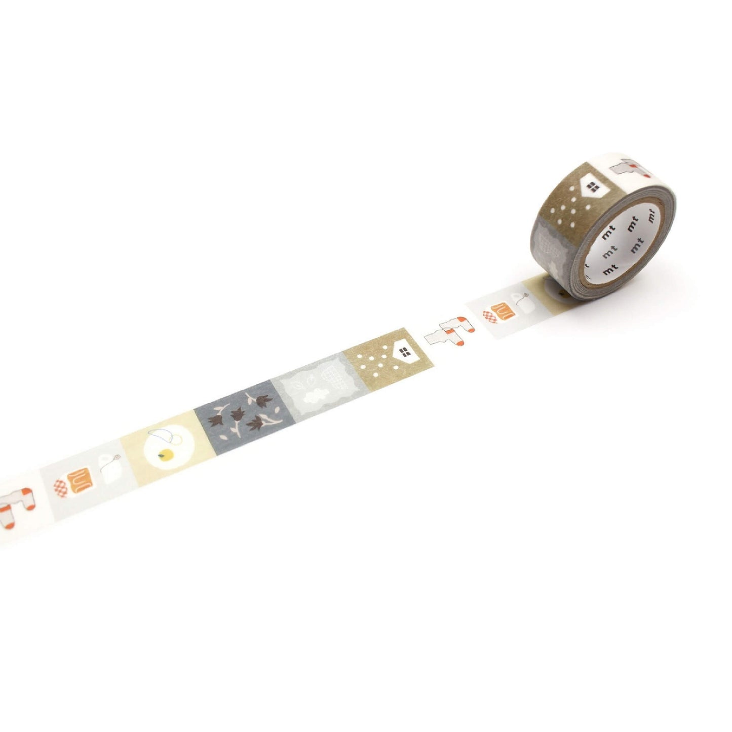 mt ex Washi Tape - Autumn & Winter Motifs [18mm] [Washi Tejp]