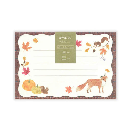NB Mini Letter Set - Awairo - Autumn Forest