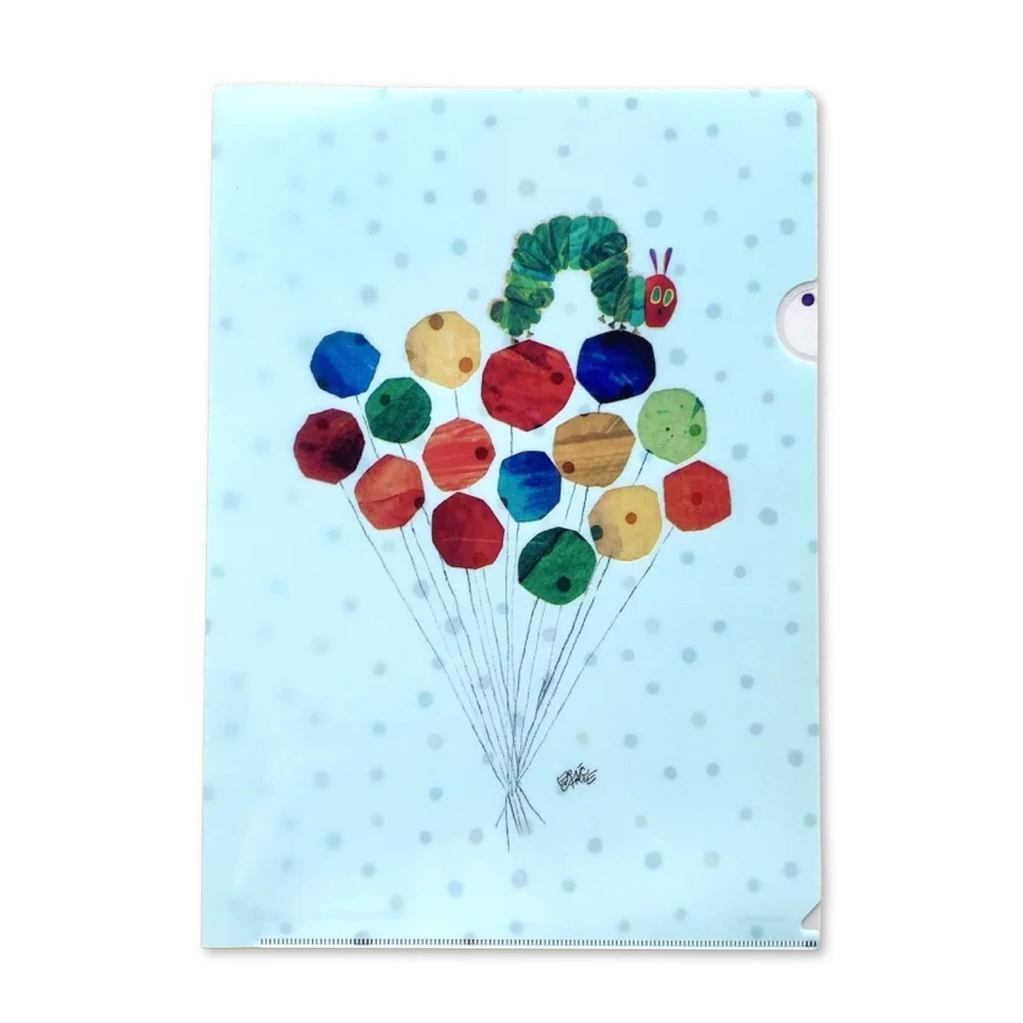 Cozyca A4 Clear File - The Very Hungry Caterpillar Balloon [Mappar]