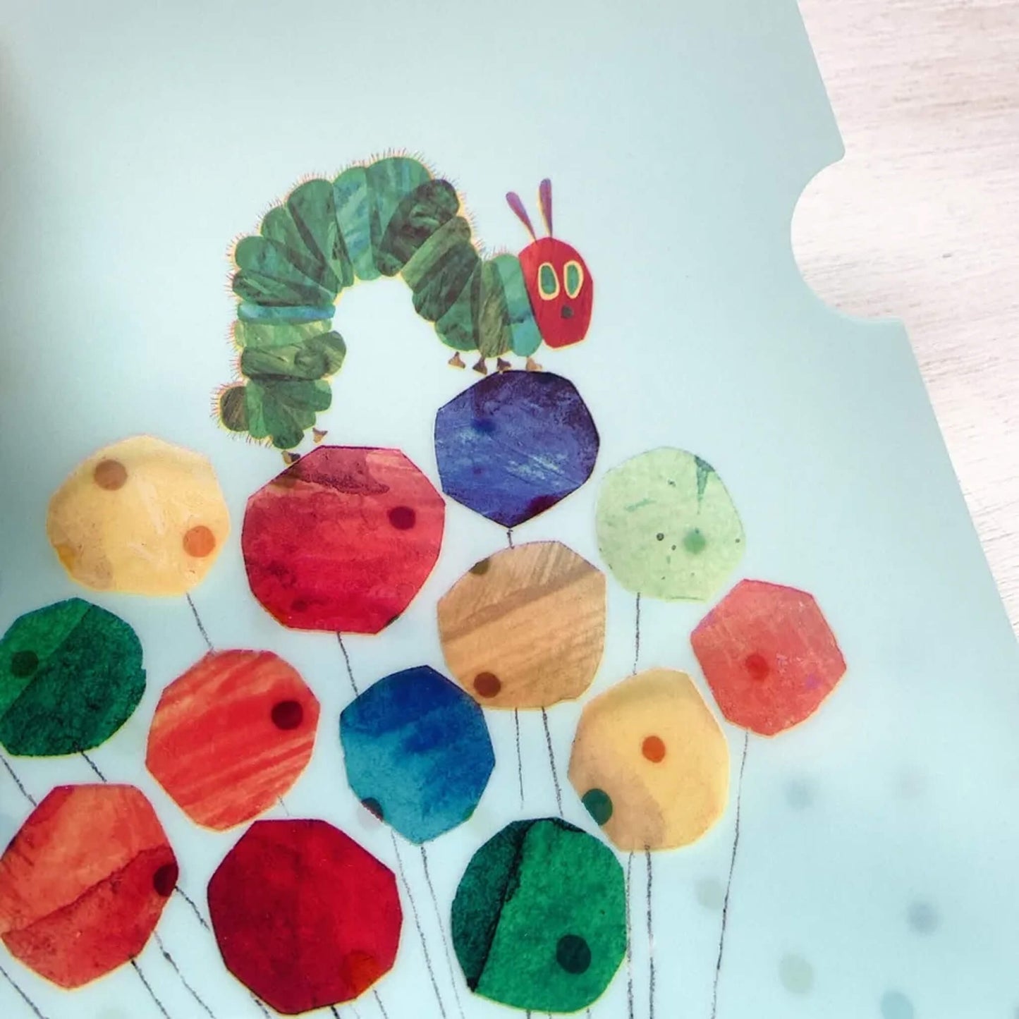 Cozyca A4 Clear File - The Very Hungry Caterpillar Balloon [Mappar]