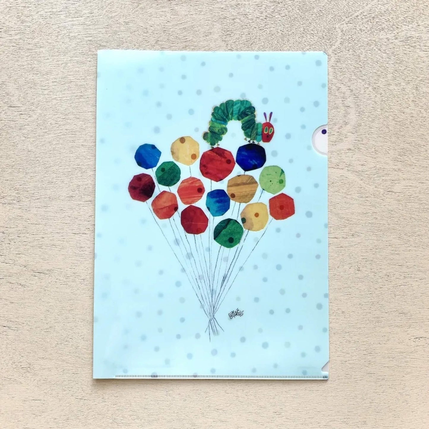 Cozyca A4 Clear File - The Very Hungry Caterpillar Balloon [Mappar]