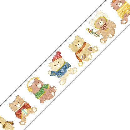 Mind Wave Hokkori Life Foil Clear Tape - Bear [PET-filmtape]