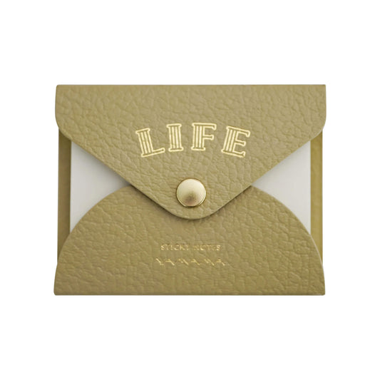 Life × YAMAMA Sticky Notes with Cover - Beige / Blank