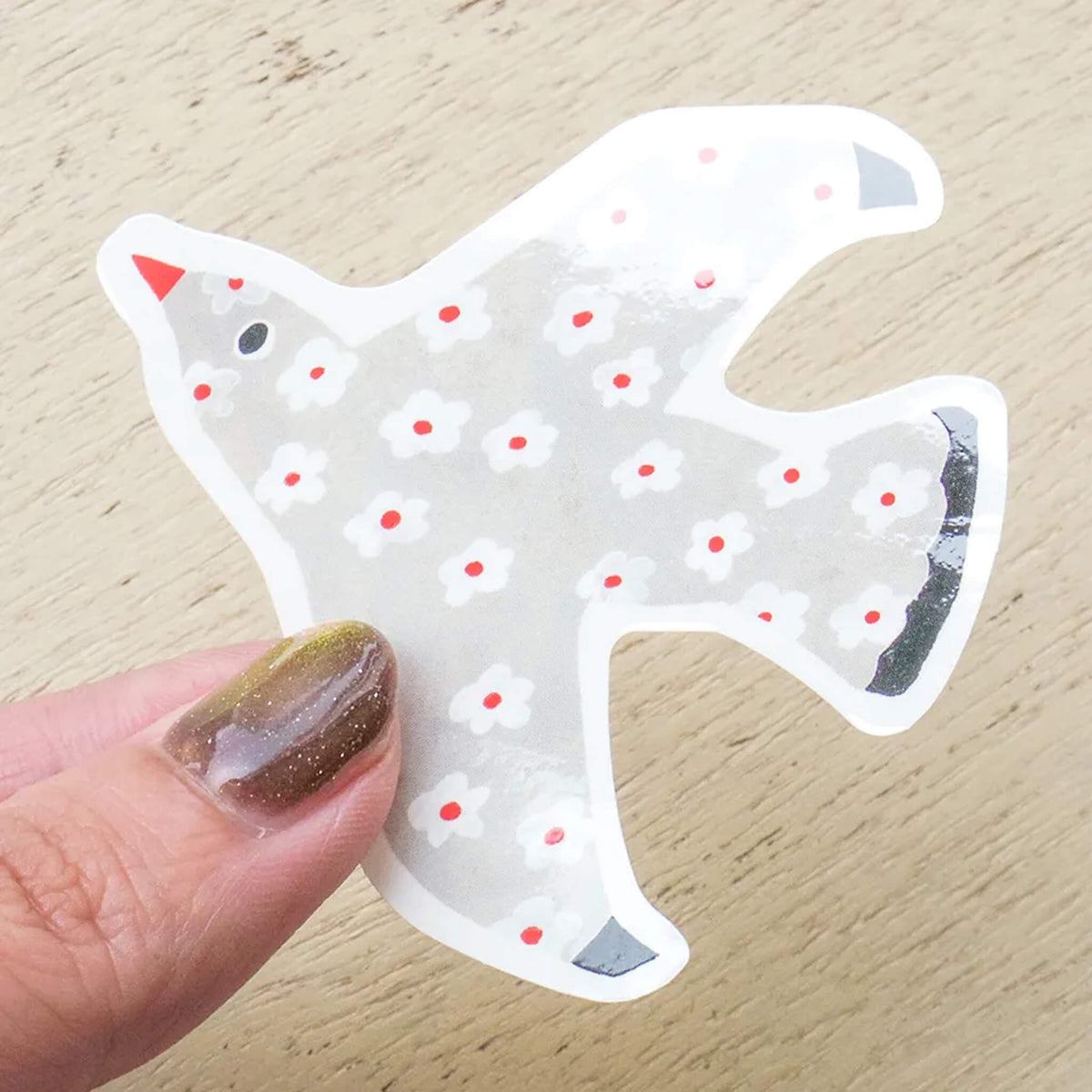 Cozyca Waterproof Sticker - Bird Bloom [Klistermärke]