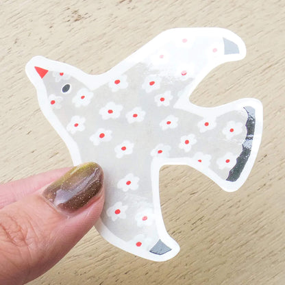 Cozyca Waterproof Sticker - Bird Bloom [Klistermärke]