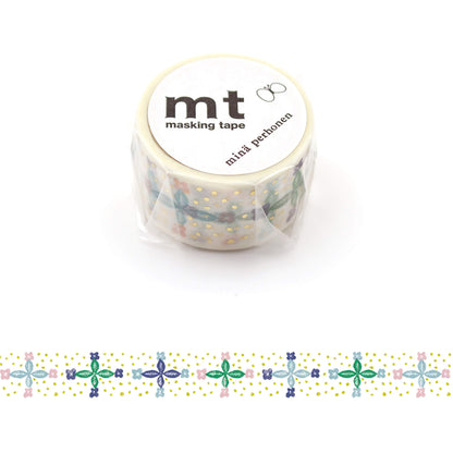 mt × minä perhonen Washi Tape - Blooming Day [24mm] [Washi Tejp]
