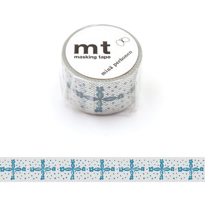 mt × minä perhonen Washi Tape - Blooming Night [24mm] [Washi Tejp]