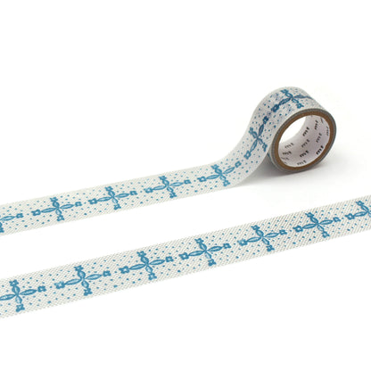 mt × minä perhonen Washi Tape - Blooming Night [24mm] [Washi Tejp]