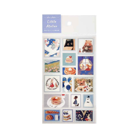 Pine Book Tracing Paper Sticker Little Atelier - Blue
