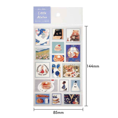 Pine Book Tracing Paper Sticker Little Atelier - Blue