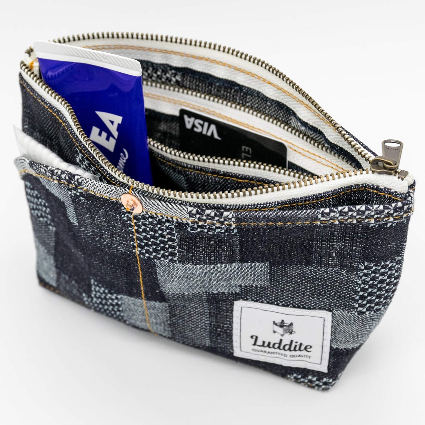 Luddite Denim Boat Pouch S