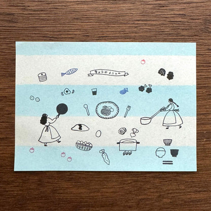 Mizushima × Necktie JIZAI Clear Stamp Box - Motif Set Daily Meals