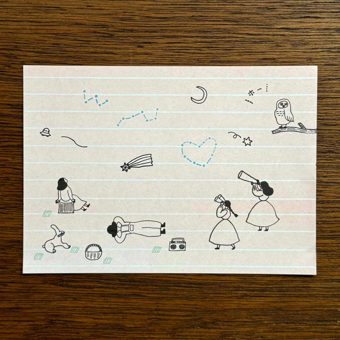 Mizushima × Necktie JIZAI Clear Stamp Box - Motif Set Searching for Stars