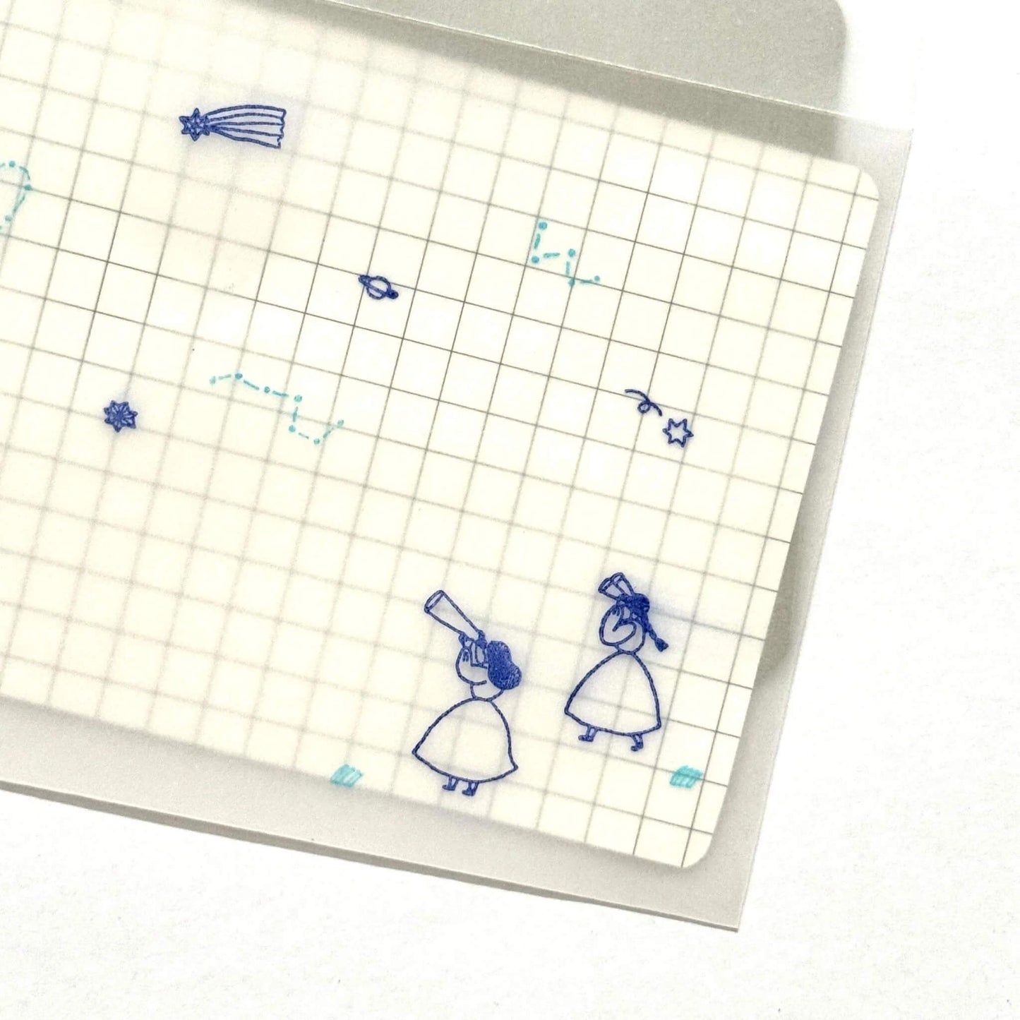 Mizushima × Necktie JIZAI Clear Stamp Box - Motif Set Searching for Stars